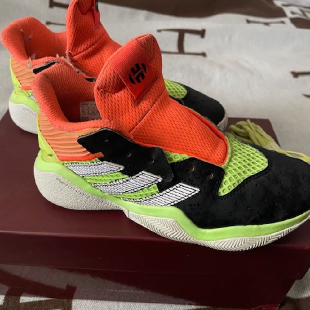 ADIDAS James Harden Boy's sneakers NEON size Basketball Shoes